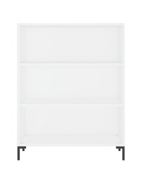 Libreria Bianca 69,5x32,5x90 cm in Legno Multistrato