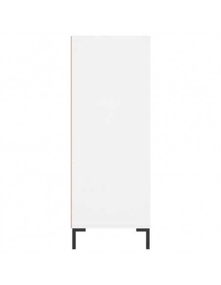 Libreria Bianca 69,5x32,5x90 cm in Legno Multistrato