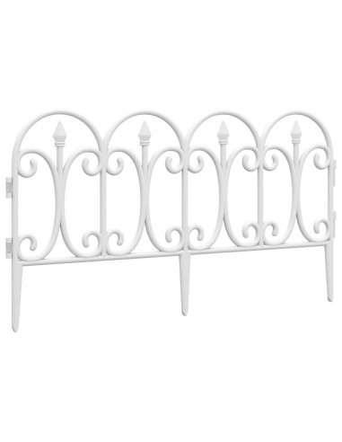 Bordi per Prato 17 pz Bianchi 10 m in PP