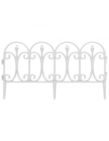 Bordi per Prato 17 pz Bianchi 10 m in PP