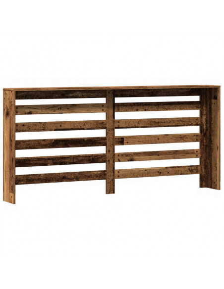 Copertura Termosifone Legno Antico 175x20x82 cm in Multistrato