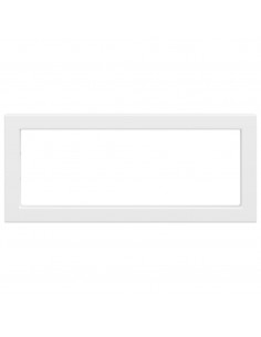 Reggimensole per Lavabo 2 pz Bianche Rettangolari in Acciaio