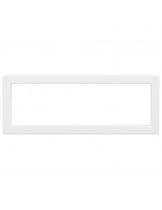 Reggimensole per Lavabo 2 pz Bianche Rettangolari in Acciaio