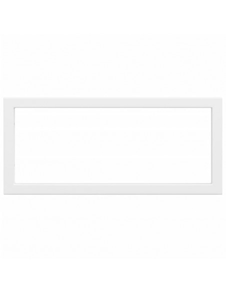 Reggimensole per Lavabo 2 pz Bianche Rettangolari in Acciaio