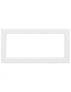 Reggimensole per Lavabo 2 pz Bianche Rettangolari in Acciaio