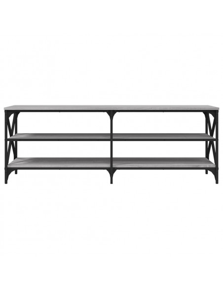 Mobile TV Grigio Sonoma 140x40x50 cm in Legno Multistrato