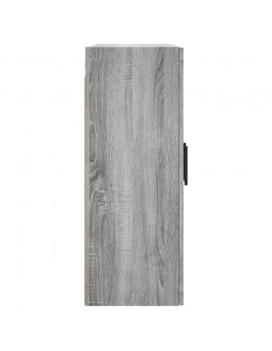 Mobile a Parete Grigio Sonoma 69,5x34x90 cm