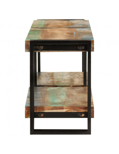 Mobile Porta TV 140x30x40 cm in Legno Massello di Recupero