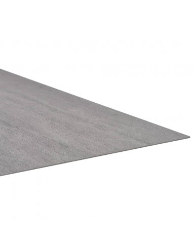 Listoni per Pavimenti Autoadesivi in PVC 5,11 m² Grigio Granito