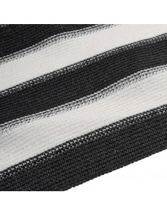 Rete per Privacy Antracite e Bianca 1,2x10 m in HDPE 195 g/m²