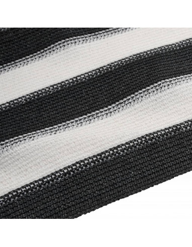 Rete per Privacy Antracite e Bianca 1,5x10 m in HDPE 75 g/m²
