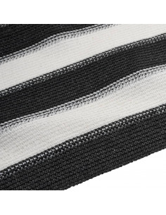 Rete per Privacy Antracite e Bianca 1,8x25 m in HDPE 75 g/m²