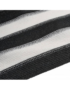 Rete per Privacy Antracite e Bianca 2x10 m in HDPE 75 g/m²
