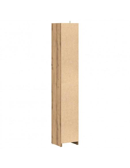 Mobile da Bagno Rovere Artigianale 30x30x183,5 cm in Truciolato