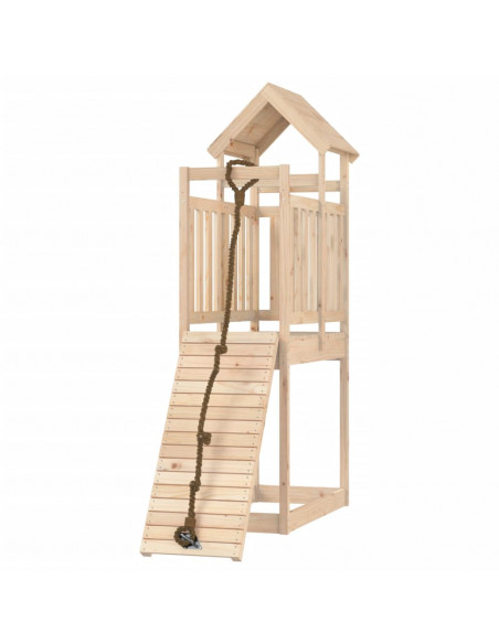 Casetta con Arrampicata inLegno Massello di Pino