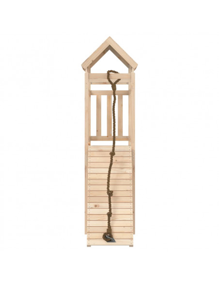 Casetta con Arrampicata inLegno Massello di Pino
