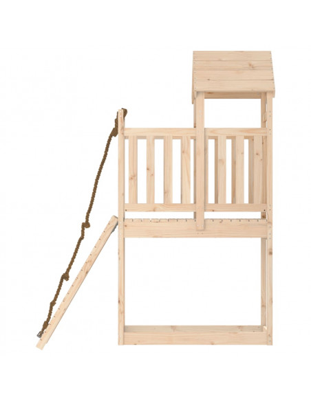 Casetta con Arrampicata inLegno Massello di Pino