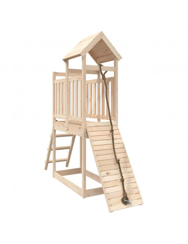 Casetta con Arrampicata inLegno Massello di Pino