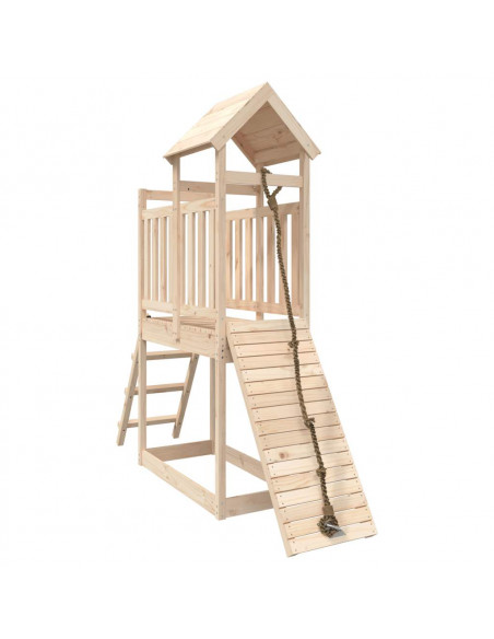 Casetta con Arrampicata inLegno Massello di Pino