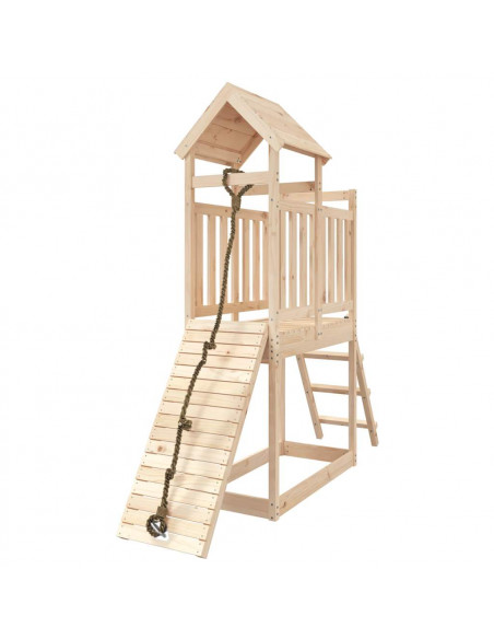 Casetta con Arrampicata inLegno Massello di Pino