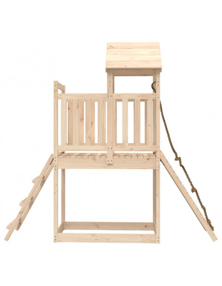 Casetta con Arrampicata inLegno Massello di Pino