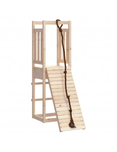 Casetta con Arrampicata inLegno Massello di Pino 2