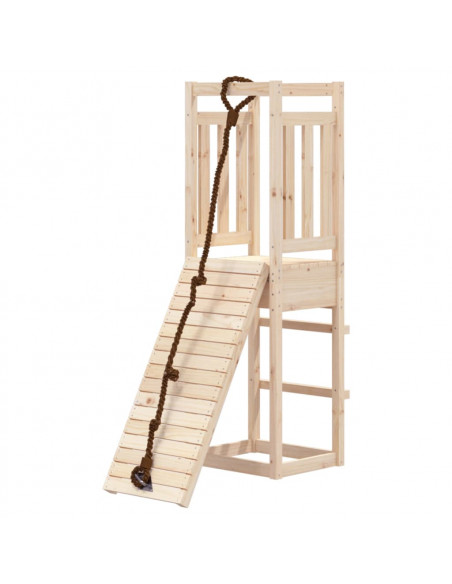 Casetta con Arrampicata inLegno Massello di Pino