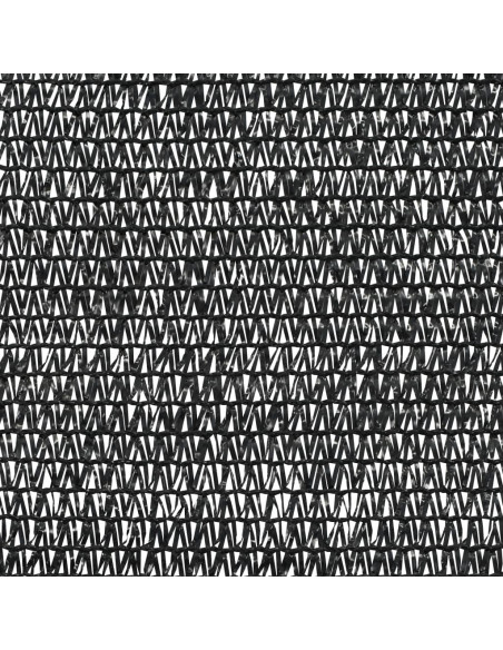 Rete per Privacy Nera 3,6x25 m in HDPE 75 g/m²