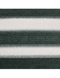 Rete per Privacy Verde e Bianco 1,8x25 m in HDPE 195 g/m²