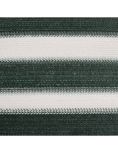 Rete per Privacy Verde e Bianco 1,8x25 m in HDPE 195 g/m²