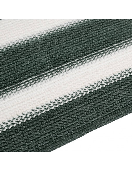 Rete per Privacy Verde e Bianco 1x10 m in HDPE 195 g/m²