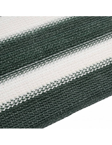 Rete per Privacy Verde e Bianco 3,6x10 m in HDPE 75 g/m²