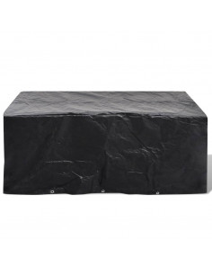 Copertura per Mobili da Giardino con 8 Occhielli 240x140x90 cm 2