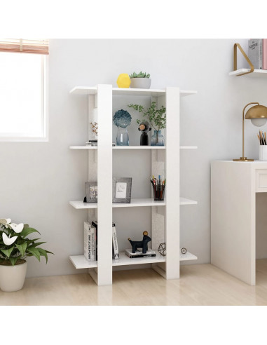 Libreria/Divisorio Bianco 80x30x123,5 cm