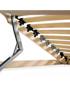 Reti a Doghe 2 pz 7 Zone con 28 Doghe in Legno 70x200 cm