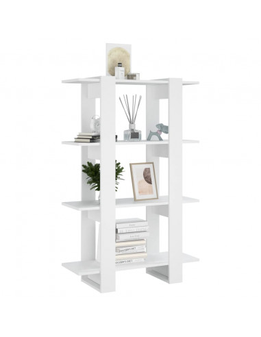 Libreria/Divisorio Bianco 80x30x123,5 cm