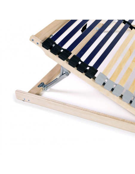 Reti a Doghe 2 pz 7 Zone con 42 Doghe in Legno 90x200 cm