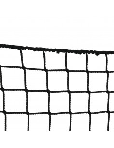 Reti da Fieno 2pz Rettangolari Neri 200x120 cm in PP