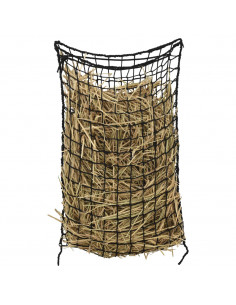 Reti da Fieno 2pz Rettangolari Neri 75x50 cm in PP