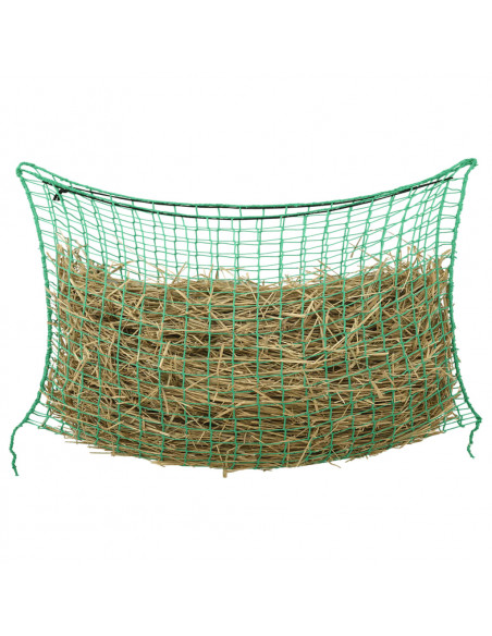 Reti da Fieno 2pz Rettangolari Verdi 200x120 cm in PP