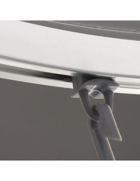 RIDDER Binario Angolare Tenda Doccia Universale Ganci Cromati 52500