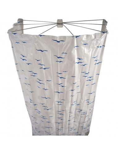 RIDDER Cabina Doccia Ombrella 200 cm Blu 58203