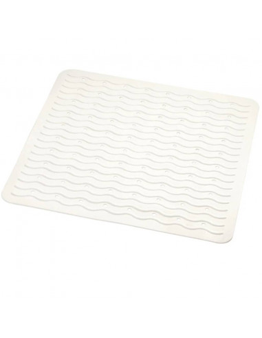 RIDDER Tappetino per Doccia Antiscivolo Playa 54x54 cm Bianco 68401