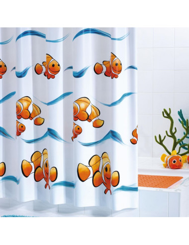 RIDDER Tenda da Doccia Clown in Vinile 180x200 cm