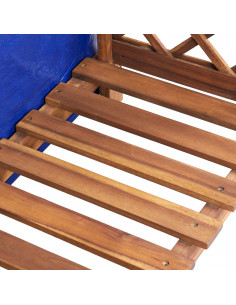 Rimessa per Legna da Ardere 105x38x115 cm in Massello di Acacia