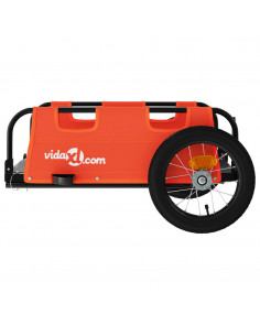 Rimorchio da Bici Arancione Oxford e Ferro