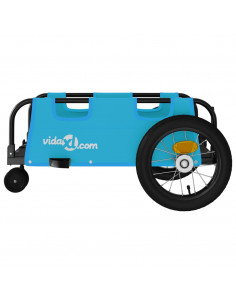 Rimorchio da Bici Blu Oxford e Ferro