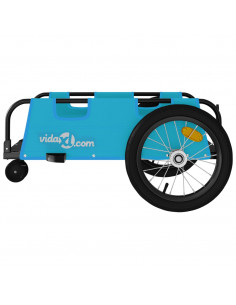 Rimorchio da Bici Blu Oxford e Ferro