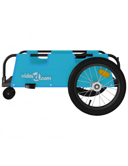 Rimorchio da Bici Blu Oxford e Ferro