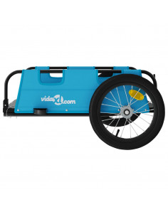 Rimorchio da Bici Blu Oxford e Ferro